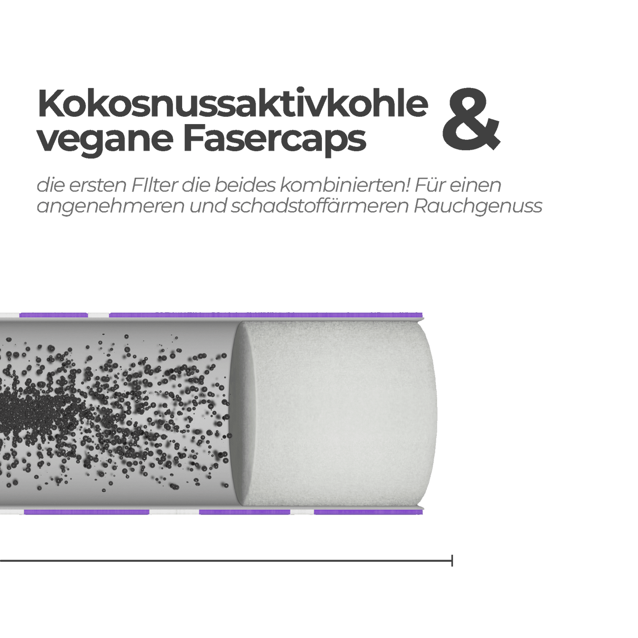 MedusaFilters - 2 Go - 25er Pack - Hybrid Aktivkohlefilter + 5m Rolls