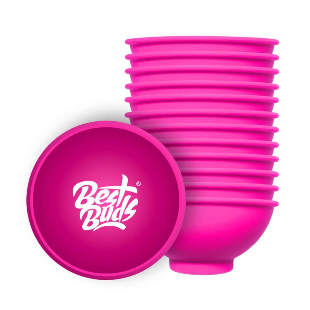 Best Buds Pink Silicone Mixing Bowl