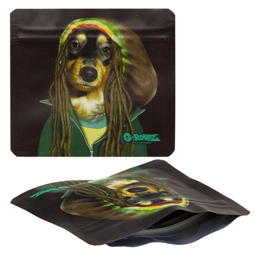 G-Rollz | 90x80 mm smellproof bag | 'Reggae' - 10pcs/ pack