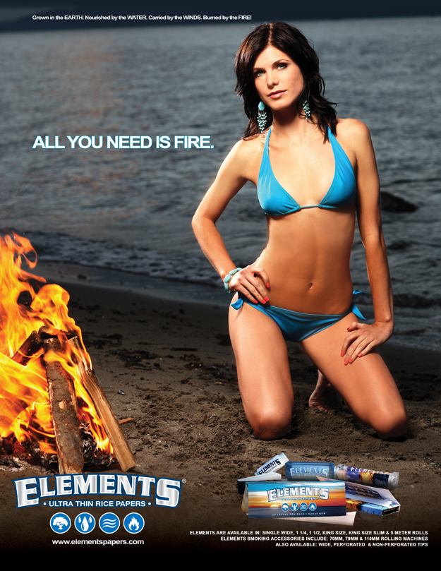 3 x Elements King Size Papers