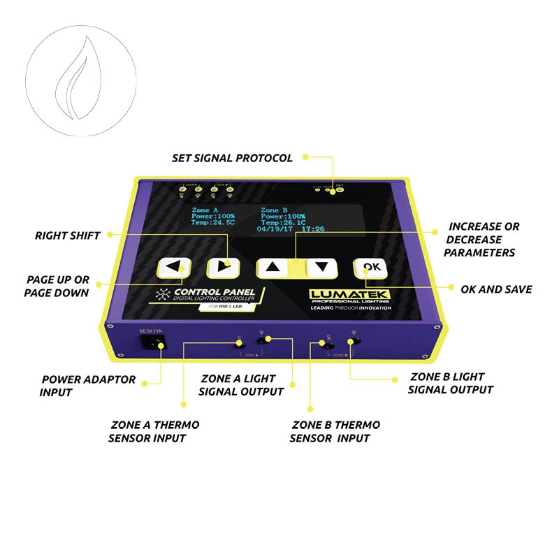 Lumatek Control Panel Plus HID & LED 2.0